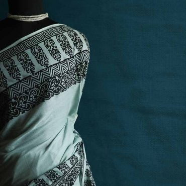 Hand Block Printed Mul Cotton Saree