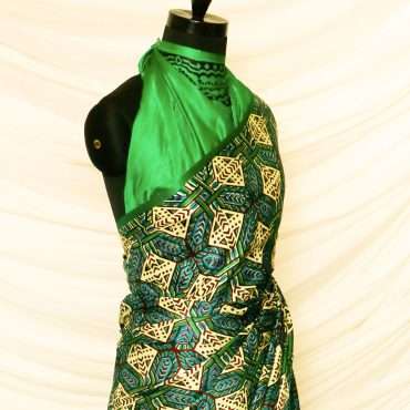 Pure Handloom Green Gaji Silk Saree