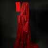 Red Printed Kota Cotton Sarees