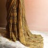 Mustard colour Georgette sarees