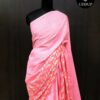 Pink Mul Cotton Saree