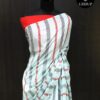 Sky blue Mul Cotton Saree
