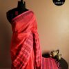 Pure Handloom Bright Pink Silk Cotton Saree