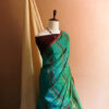 Pure Handloom Sea Green Silk Cotton Saree