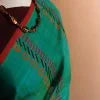 Pure Handloom Sea Green Silk Cotton Saree