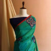 Pure Green Handloom Silk Cotton Saree