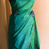 Pure Green Handloom Silk Cotton Saree
