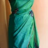 60_jpg Pure Green Handloom Silk Cotton Saree