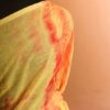 Yellow tie and dye  Designer Mul Cotton
