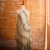 Sky blue colour designer Mul cotton saree