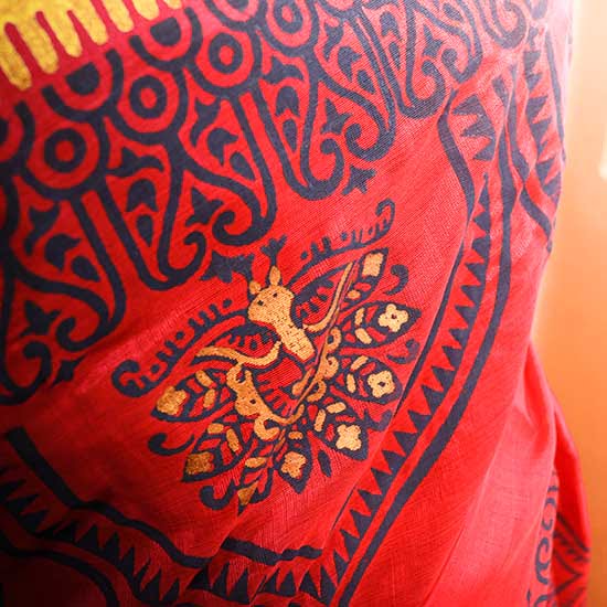 Pure Handloom Pink Silk Cotton Saree