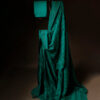 Green Kota Cotton Saree, full size