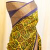Sunshine Bloom Yellow Printed Kanchipuram Silk Saree