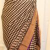 Twilight Elegance Black and Purple Printed Kanchipuram Silk Saree