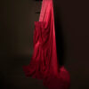 Mystic Blush Pink and Maroon Linen Shaded Saree