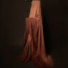 Earthen Elegance Beige and Brown Linen Shaded Saree