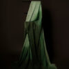 Emerald Enchantment Light Green and Dark Green Linen Shaded Saree