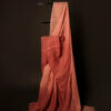Barely Beige Linen Shaded Saree