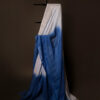 Slate Serenity Grey and Blue Linen Shaded Saree