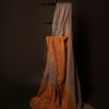 Sandalwood Serenity Light Brown and Sandal Linen Shaded Saree