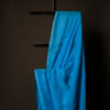 Sapphire Symphony Blue Textured Linen Shaded Saree