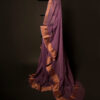 Majestic Magenta Magenta Kota Cotton Zari Plain Saree, full size shot