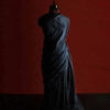 Plain Gray Colour Fancy H S Silk Saree, Full size