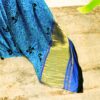Pure Handloom Blue Gaji Silk Saree
