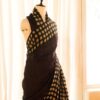 Pure Handloom Purple Linen Saree