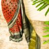 Pure Handloom Candy Red Gaji Silk Saree