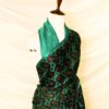 Pure Handloom Dark Green Gaji Silk Saree
