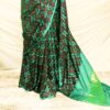 Pure Handloom Dark Green Gaji Silk Saree