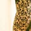Pure Handloom Olive Green Designer linen sarees