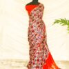 Pure Handloom Red Gaji Silk Saree