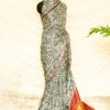 Pure Handloom Sandal Gaji Silk Saree