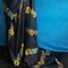 Pure Hand Block Printed Linen Saree