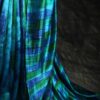 Pure Designer Raw Silk hand dyed saree