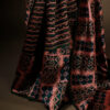 Sage Serenity Green and Beige Printed Pure Raw Silk Saree