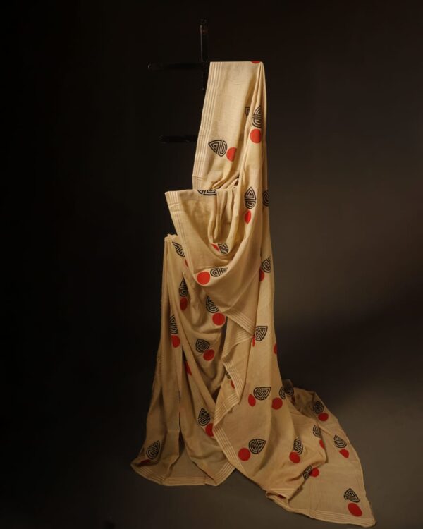 Sandal Serenity Mul Cotton Saree