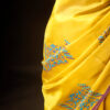 Pure Yellow Silk Cotton Saree