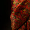 Earthy Elegance Brown Printed Pure Organza Silk Saree