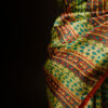 Mint Mirage Light Green Striped Pure Organza Silk Saree