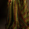 Mint Mirage Light Green Striped Pure Organza Silk Saree