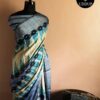 Pure Hand Block Printed Black Desi Tussar Silk Saree