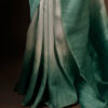 Serenity in Green Pastel Green Pure Dupion Silk Saree