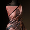 Pastel Petal Light Pink Pure Organza Silk Saree