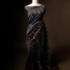 Grey  Color Silk Cotton Saree