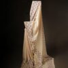 Pure Ivory White Mul Cotton Saree