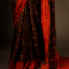 Scarlet Whispers Red Soft and Light Handloom Silk Cotton Saree