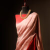 Velvet Rouge Red Pure Dupion Silk Saree